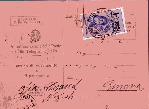 Rsi storia postale lire - storia,