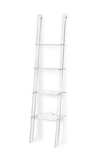 Libreria STEP, modulo singolo 4 ripiani IPLEX  trasparente,  IPlex, I00521006TAC