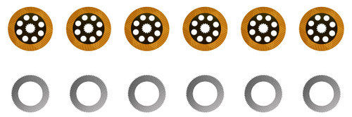 Set piastre disco freno - , di