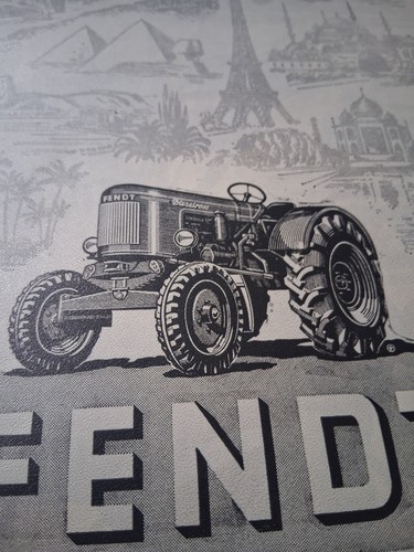 Pubblicità trattore fendt - trattore,