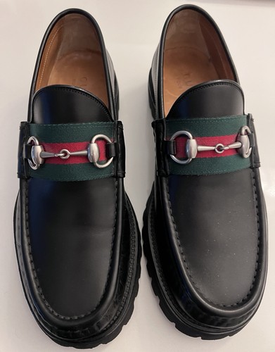 Mocassino gucci pelle nera - mocassino,