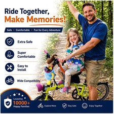 Seggiolino bici pieghevole per