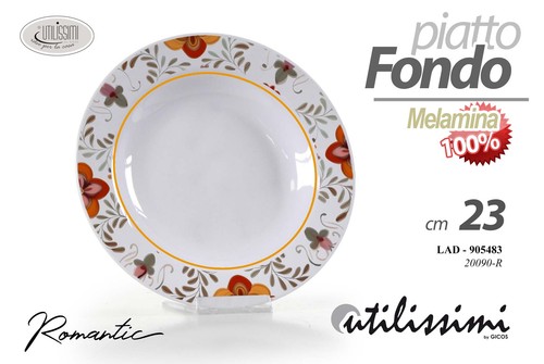 Piatto tondo fondo pasta