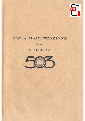 Manuale uso manutenzione