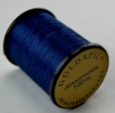 100m Filo Blu Resistente Agli Strappi per Cucire Macchina Cuc. Allesnäher Nylon