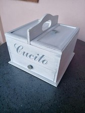 Scatola da cucito artigianale