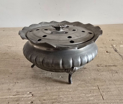 Vintage vaso incensiere rama - incensiere,
