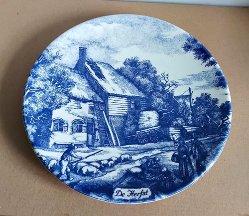 Delfts blauw hand painted - delfts,