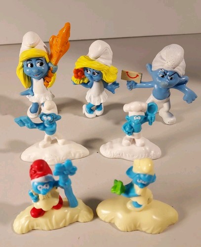 Lotto figurine puffi - lotto, 7