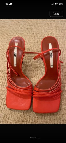 Zara tacco arancione - , 6