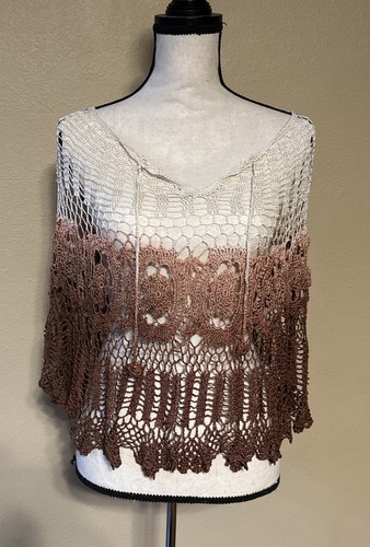 Poncho top donna taglia unica