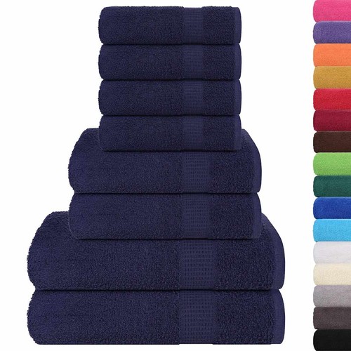 Vidaxl set asciugamani 8 - set,