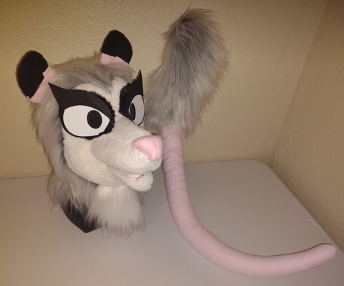 Opossum fursuit costume - opossum,
