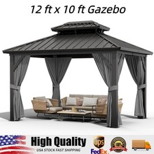 12 ft x 10 ft Hardtop Gazebo