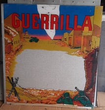 Plaxglas Bezel cabinato Arcade anni 80 Sidam  "Guerrilla "