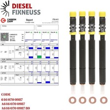 4x Iniettori Mercedes W211