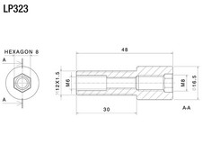 Adattatore protezione leva e