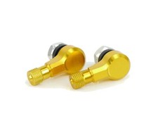 CNC Alluminio Valvola ad Angolo 90 Gradi adatto per Suzuki GSX 600F 2003-2004 Or