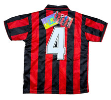 maglia calcio vintage Gullit AC Milan Adidas 1994 1995 Opel Lotto shirt XXL JR