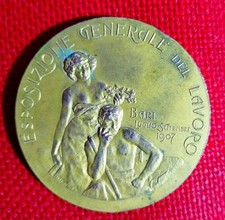 MEDAGLIA BRONZO DORATO