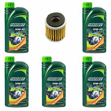 Filtro olio motore MF140 set 10W40 5 litri per Yamaha WR 250 YZ 450 WR450 YZ250