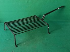 VECCHIA GRATICOLA GRIGLIA PER CAMINO BARBECUE IN FERRO VINTAGE OTTIMA. CP50