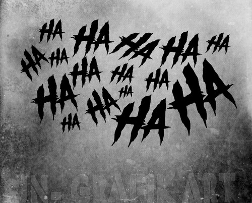 Adesivo haha joker - ✔✔,