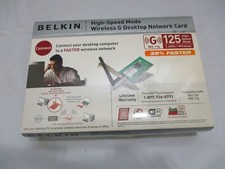Scheda di rete desktop Belkin modalità alta velocità wireless G F5D7001