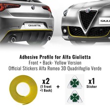 Profilo giallo adesivo full - full, +