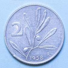 REPUBBLICA ITALIANA 2 LIRE