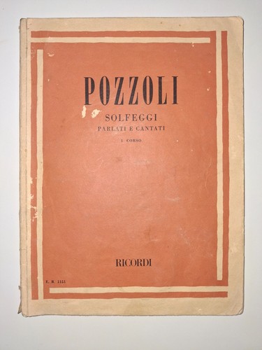 Libro pozzoli solfeggio - libro,