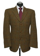 Harris Tweed Giacca 25 Verde a