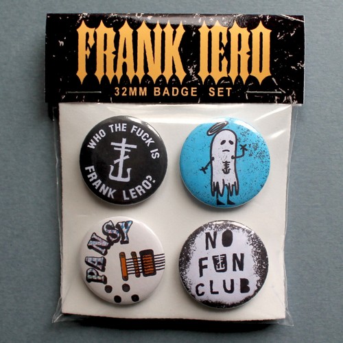 Frank iero badges set - frank, of