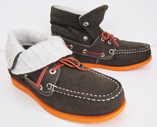 Scarpe da barca Superga n. 39 in pelle scamosciata marrone - NUOVE