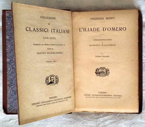 Iliade omero volume - d'omero,