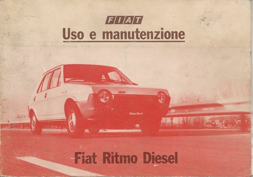 Fiat ritmo diesel libretto - fiat,