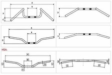 Manubrio medio alto TOMMASELLI