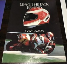 Pubblicità casco moto Shoei