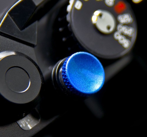 Soft shutter release blue per - soft,