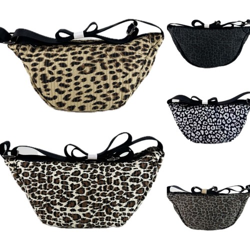 Leopard motivo tessuto borsa - motivo,