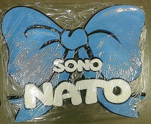 Scritta polistirolo maxi sono - scritta,