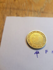 Anno 2008 Moneta rara 10 cent Malta  con la F nella stella