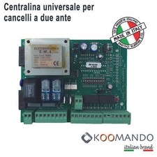 Centralina universale cancello automatico centrale comando automazione 1-2 ante