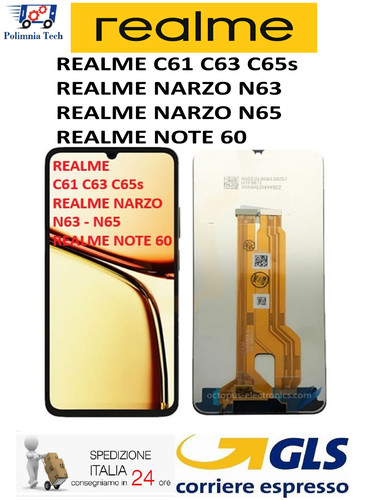 Realme c61 c63 - c61, display