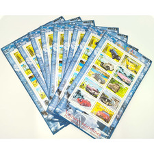 LOTTO DI 30 BLOCCHI N. 30 AUTO D'EPOCA FRANCOBOLLI NUOVI**, VALORE VISO 67,5€