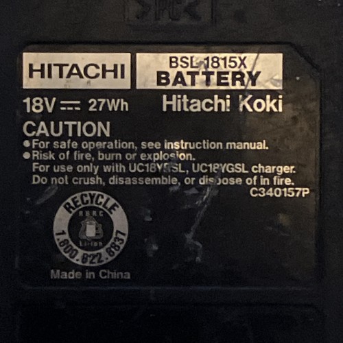 Hitachi bsl 1815x 18v lithium - hitachi,