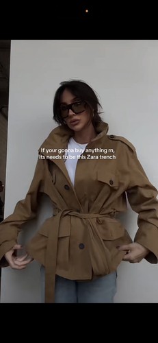 Trench cappotto donna corto