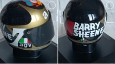 Casco Barry Sheene Moto GP 1978  Helmet  In Teca Plexiglass - Ottimo !!!! 