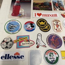 adesivi Lotto 40 sticker vintage anni 80 Tango , Topolino , Panda , Giotto