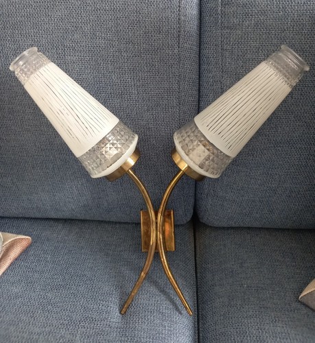 Vintage applique lampada - applique,